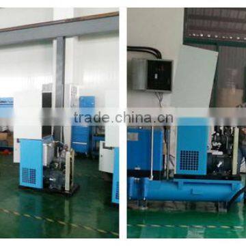 Air Dryer Air Tank Combined Twin Dual AC Electric Rotary Screw Air Compressor photo-5