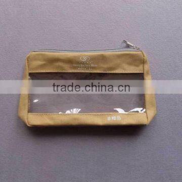 Hotel Use Small cosmetic travel PVC bag with zipper