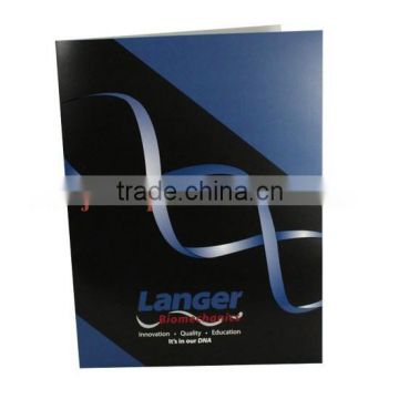 embossed presentation paper folder