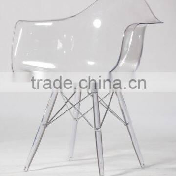 dinning chair/ Clear arm chair / transparent chair