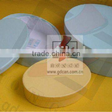 oval shaped custom printing cardboard ornament boxes with insert for gift