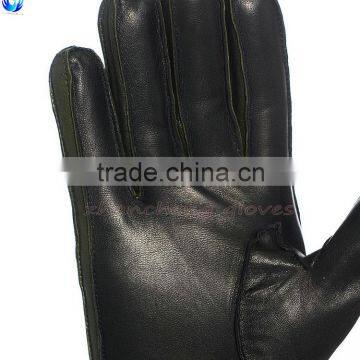Elegant Wholesale Black Man Sheepskin Leather Gloves photo-3