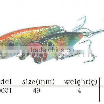 fishing tackle popper wobble bait