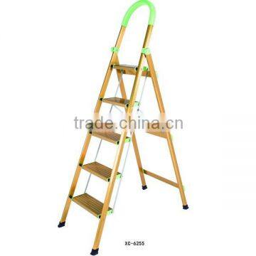 Unique Golden Aluminium Step Ladder XC-6255