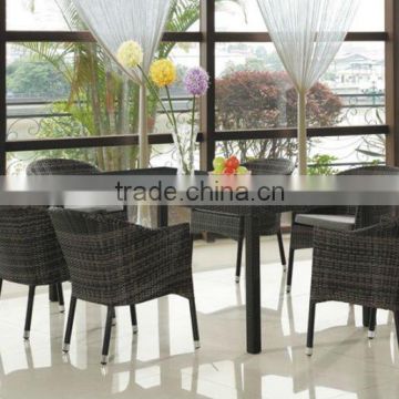 outdoor rattan dining Set