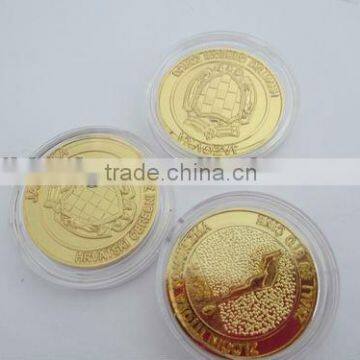 custom metal coin, pirate coin with Acrylic box