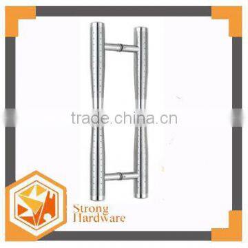 DH-083 SUS304 pulls brass handle , sliding shower round door handles double sided glass metal Door Handle