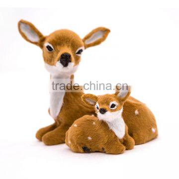 Latest Arrival custom design Christmas Mother deer interior products brown from manufacturer