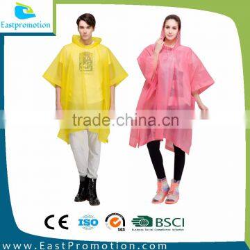 2016 THICKNESS 0.15MM LONG PVC RAIN PONCHO DRESS PLUS SIZE