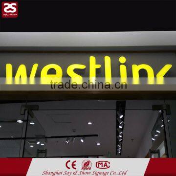 outdoor shop signage epoxy resin led front lit channel letter signs