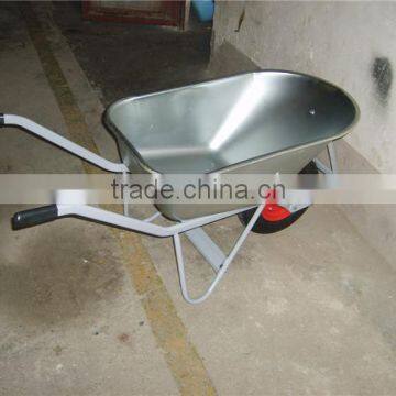 garden wheel barrow with axle rubber wheel