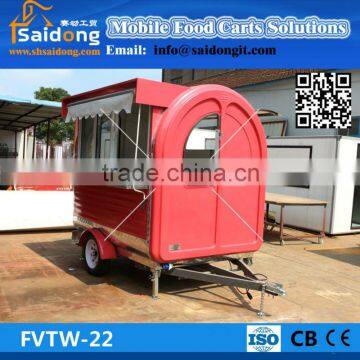China Food Cart Commercial Hot Dog Cart Mobile Food Cart