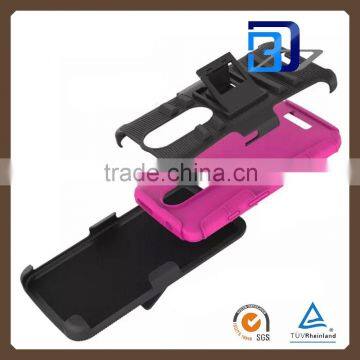 2015 New Modle Heavy Duty Shockproof Armor Case 3 in 1 Combo Belt Case For Motorola X3 Factory Price photo-6