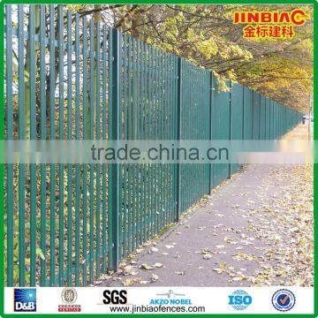 PVC coated Palisade Fence House Designed For Sale