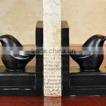  website zhongshan factory black cute bird bookends for library and home decor