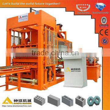 QTY6-15 hydraulic cement sand raw material multi-purpose brick making machine