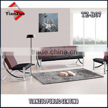 Modern leather sofa set reception office sofa TZ-B07