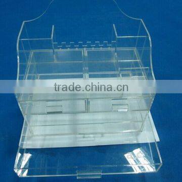 Perspex Cosmetic display 4 drawers organizer