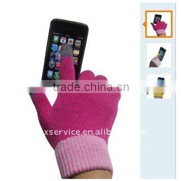 2013 wholesale new fashion touch screen gloves