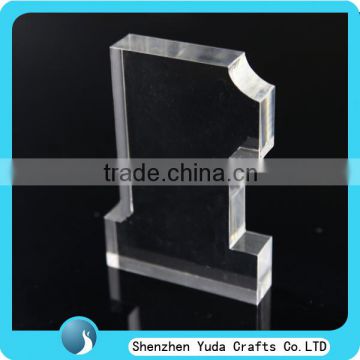 Factory price 100% virgin lucite plexiglass number block