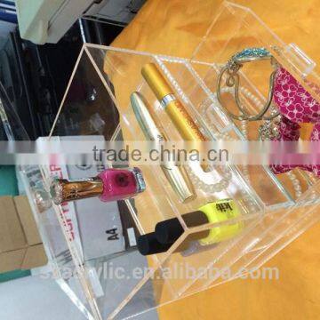 acrylic cosmetic organizer with drawers