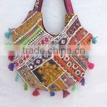 Beautiful vintage Indian Banjara Handmade Gypsy Designer Tote Bohemian Shoulder bag