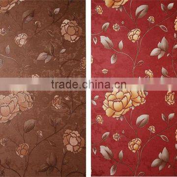 Decoration Materials Embossed Effect Pvc Wallpaper photo-3