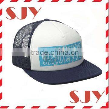 Foam Flat Brim Classic Mesh Back Trucker Hats photo-4