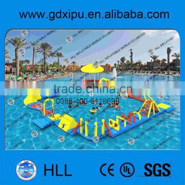 Inflatable Sea Water Park / Inflatable Floating Aqua Sport Park For Sale