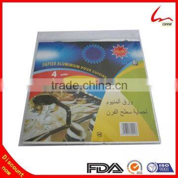 8 3/4" X 8 3/4" X 1/2" Household Aluminium Foil Square Gas Burner/Gas Stove Protector photo-2
