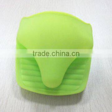 funnel shape silicone grabber,Mini green silicone glove