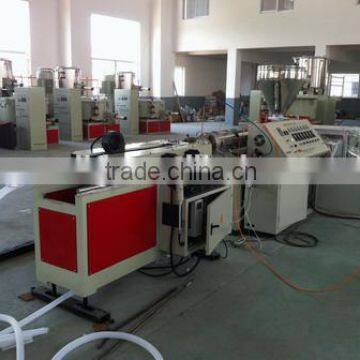 PVC PE single wall corrugated pipe production line