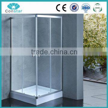 2016 new design classic top quality round shape tempered safety clear glass fancy shower enclosure