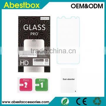 9H hardness 2.5D round edge tempered glass screen protector for Alcatel Idol 2 mini,explosion-proof tempered glass for Alcatel