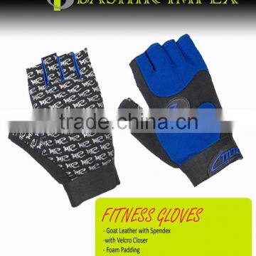 HEAVY DUTY LEATHER FITNESS GLOVES, LEATHER FITNESS GLOVES, HIGH QUALITY LEATHER FITNESS GLOVES WITH PADDING WITH LONG STRAPS