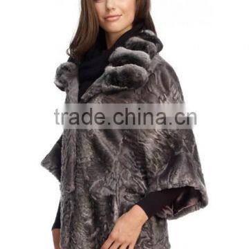 Fashion Lamb Fur Coat for Women LC99 photo-3