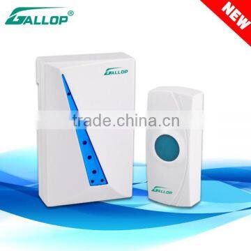 2016 Gallop high-end Long Distance Remote Control 32 Music Electric Wireless Doorbell with CE D132