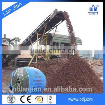 Rough Top Square Top PVC Wood Chip Conveyor Belt