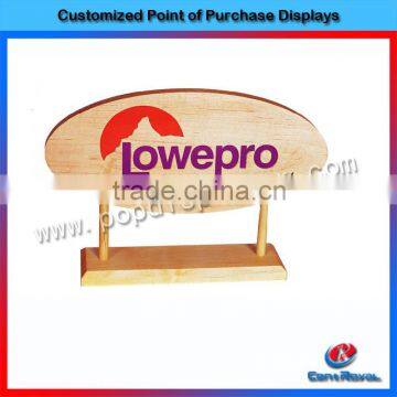 Modern women handbag wooden display stand