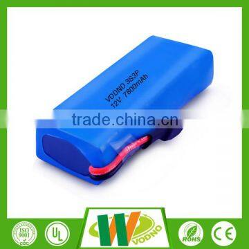 High quality 3s2p 18650 li-ion battery pack, 11.1v 4000mAh battery pack