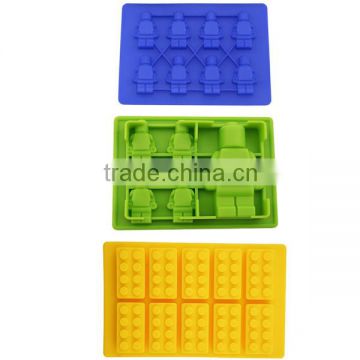 High Quality Colorful New Design Silicone Ice Mould Tray Silicone Ice Cube Tray