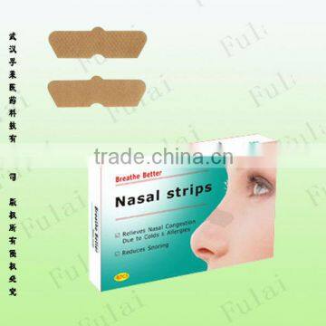 Allergy relief nasal strips provides drug-free relief from nasal congestion