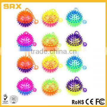 OEM Flashing LED Light Up Dual Color Party Favor Squishy Spiky Toy Yo-Yo Balls