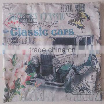 Nature Linen Material Custom Printed Pillow Case, Custom Size Decorative Pillow Case , Digital Printing Fast Delivery photo-3