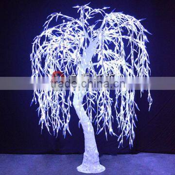 Led weeping willow tree light