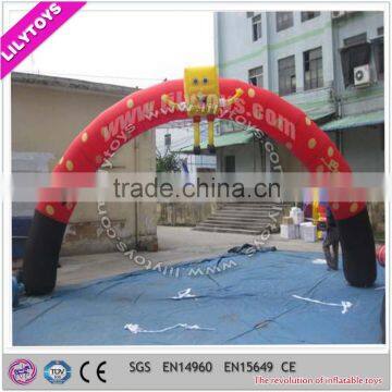 Popular inflatable advertising entrance arch door