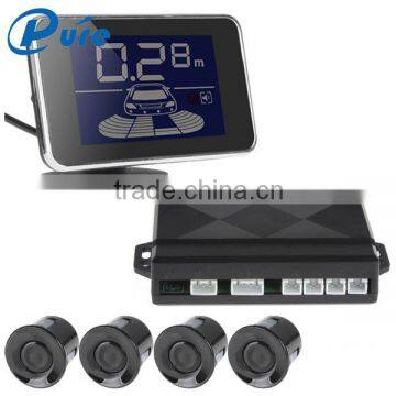 12V Car Reverse Sensor Parking Cheap Ultrasonic Sensor LCD Parking Sensor Reminder Dang-dang/ Human Speaker
