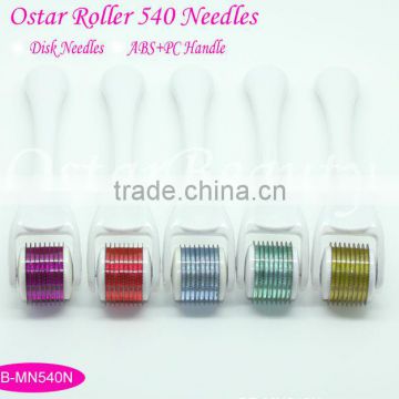 titanium derma roller needle microneedle facial beauty roller MN 540N