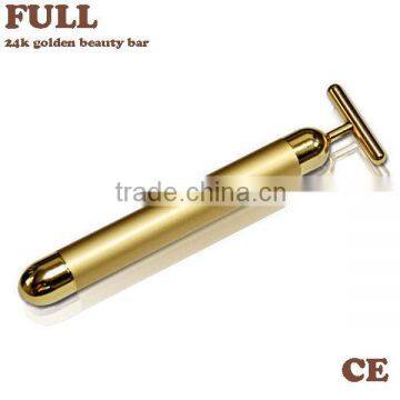 24k gold beauty bar face slimming and face firming vibrating beauty device with Best selling