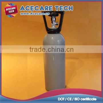 hot sale on Alibaba high quality 4L-15MPa Nitrogen gas cylinder with valve & handle